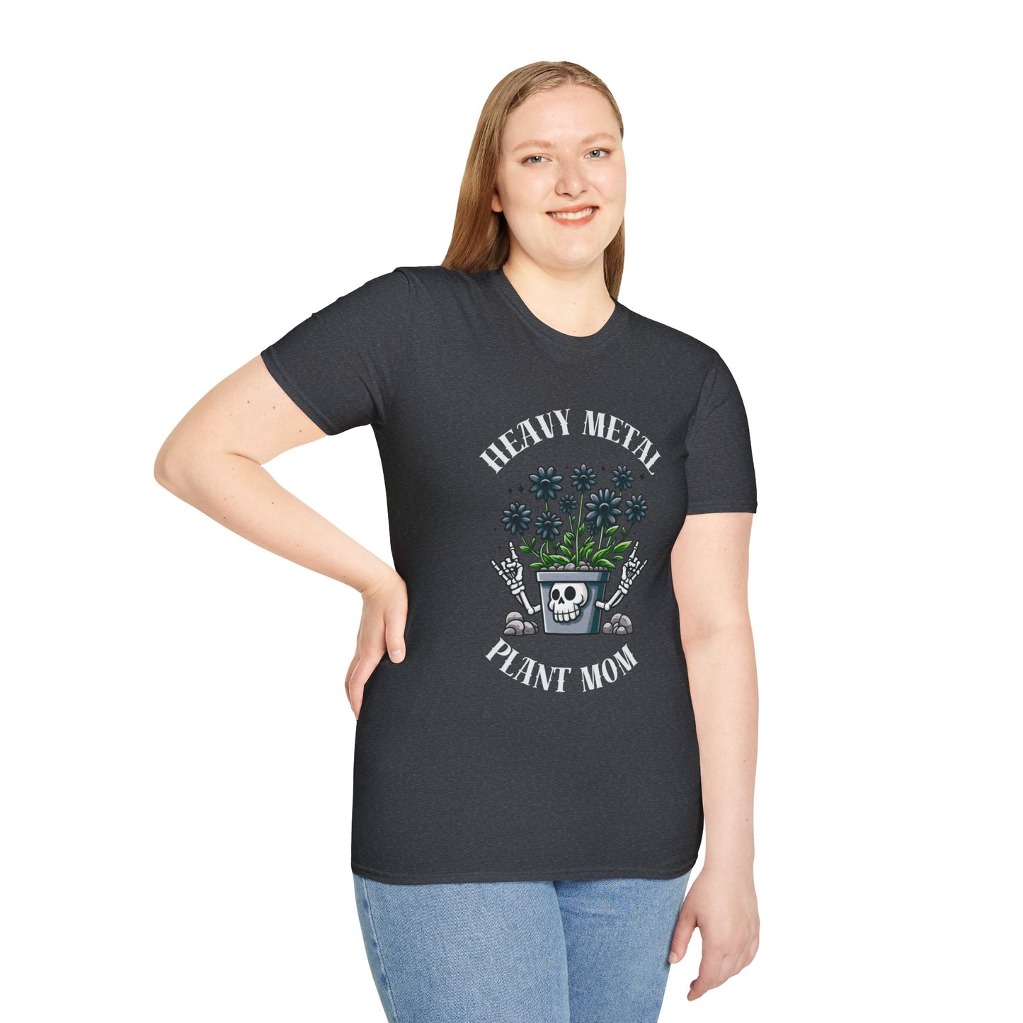 Heavy Metal Plant Mom Unisex Soft style T-Shirt