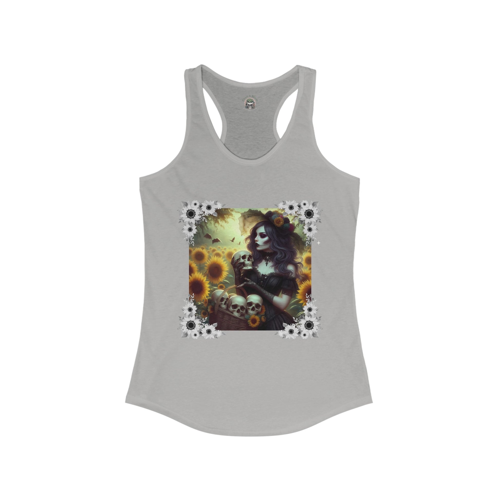 Goth Girl's Garden Women's Racerback Tank | Stylish & Comfortable