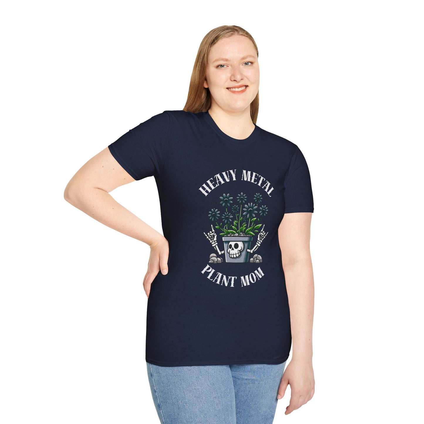 Heavy Metal Plant Mom Unisex Soft style T-Shirt