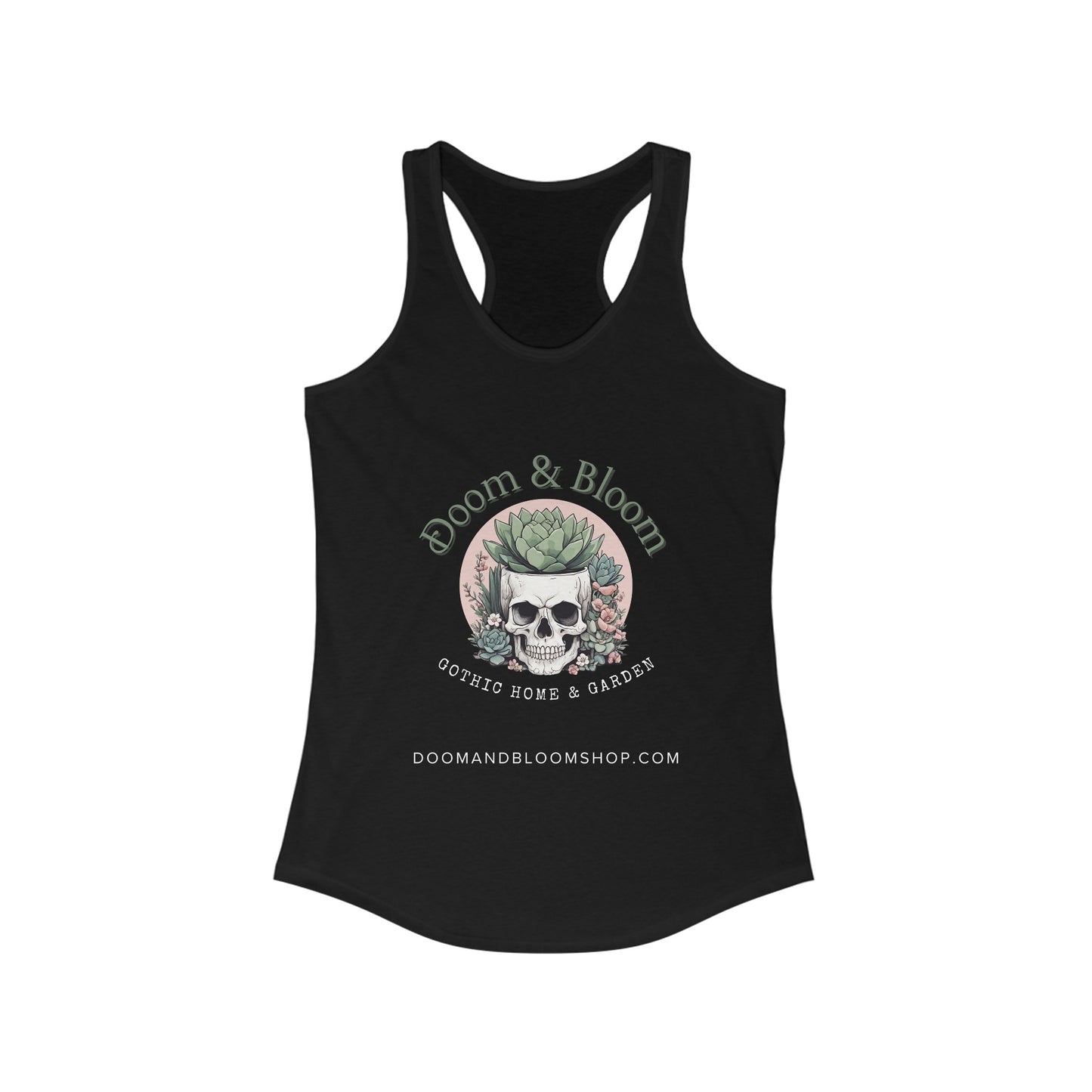 Doom and Bloom Women's Racerback Tank | Comfortable