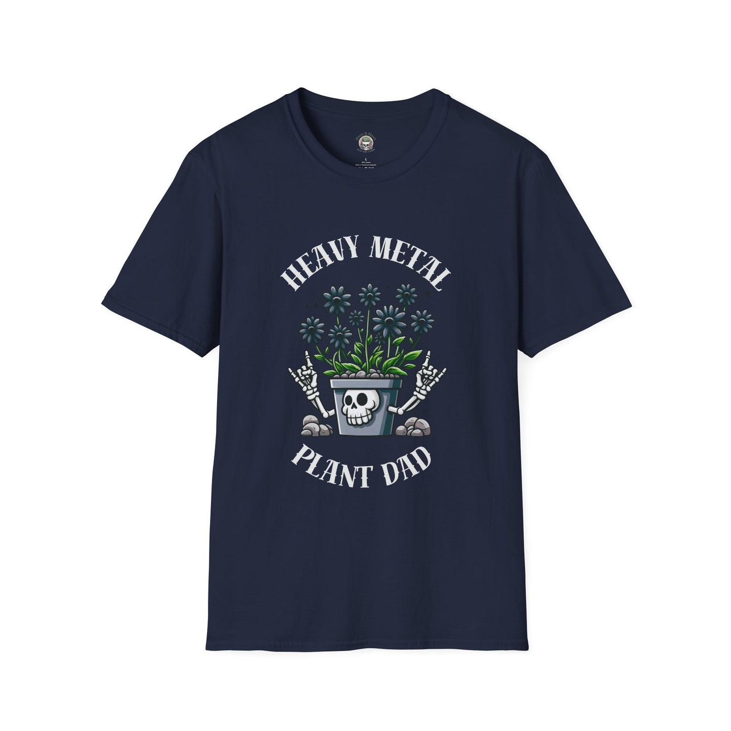 Heavy Metal Plant Dad Unisex Softstyle T-Shirt