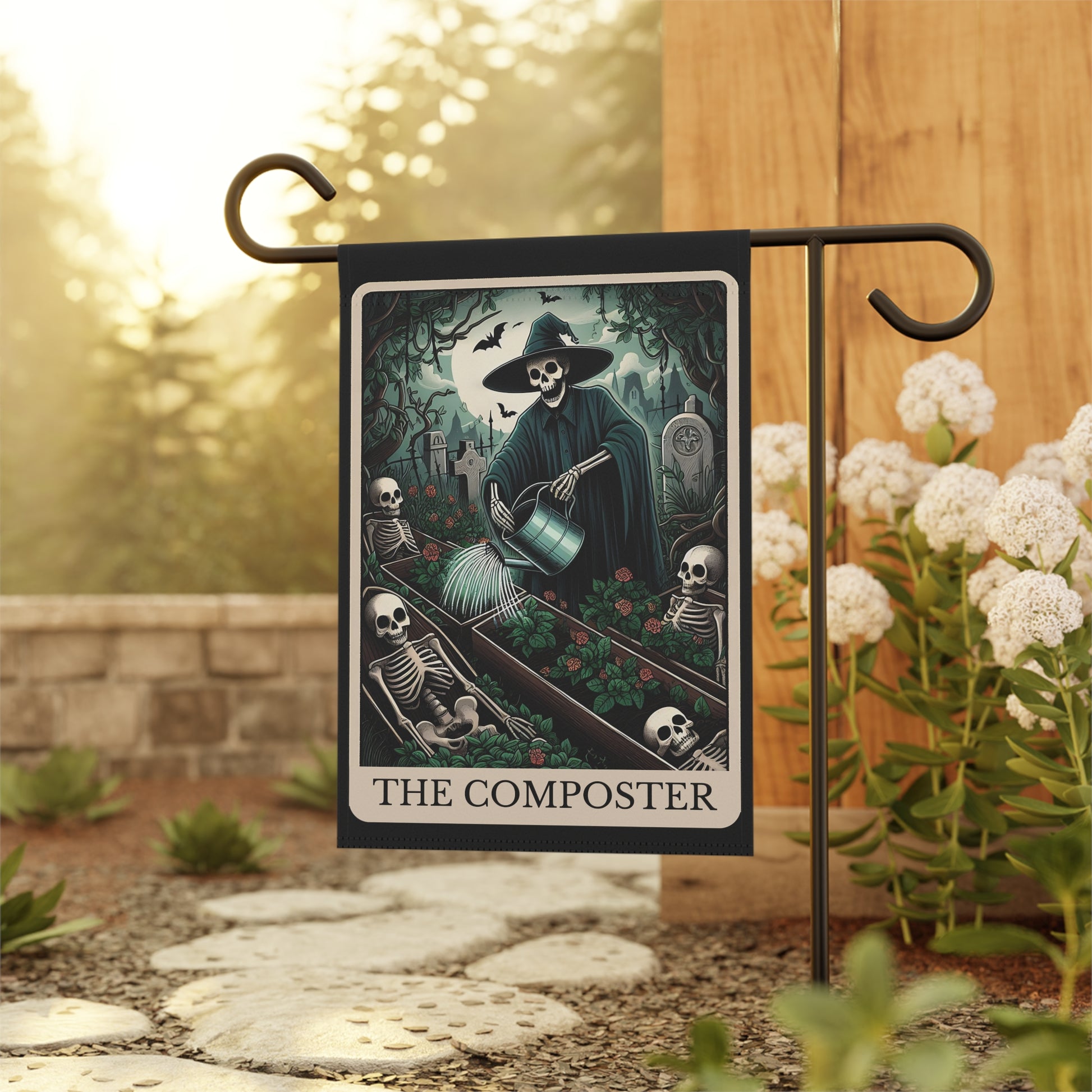 The Composter Garden & House Banner - Doom and Bloom