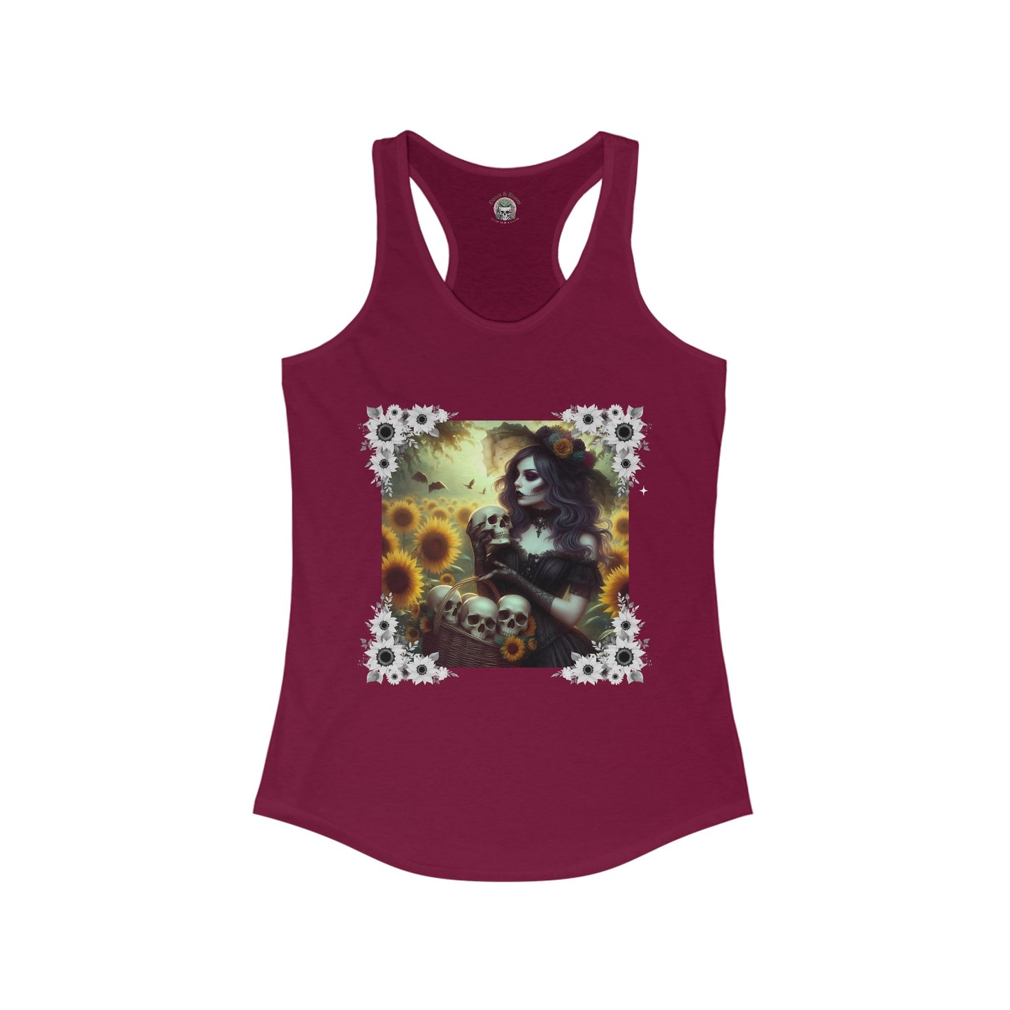 Goth Girl's Garden Women's Racerback Tank | Stylish & Comfortable