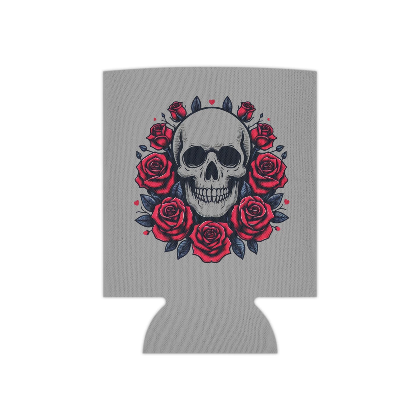 Skulls and Roses Can Cooler/Koozie