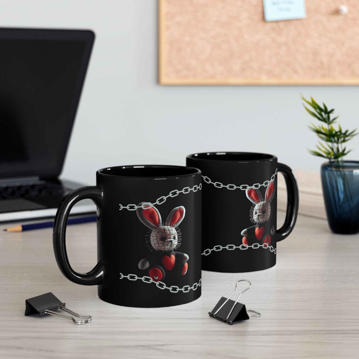 Pinhead Bunny Hellraiser-Inspired Coffee Mug