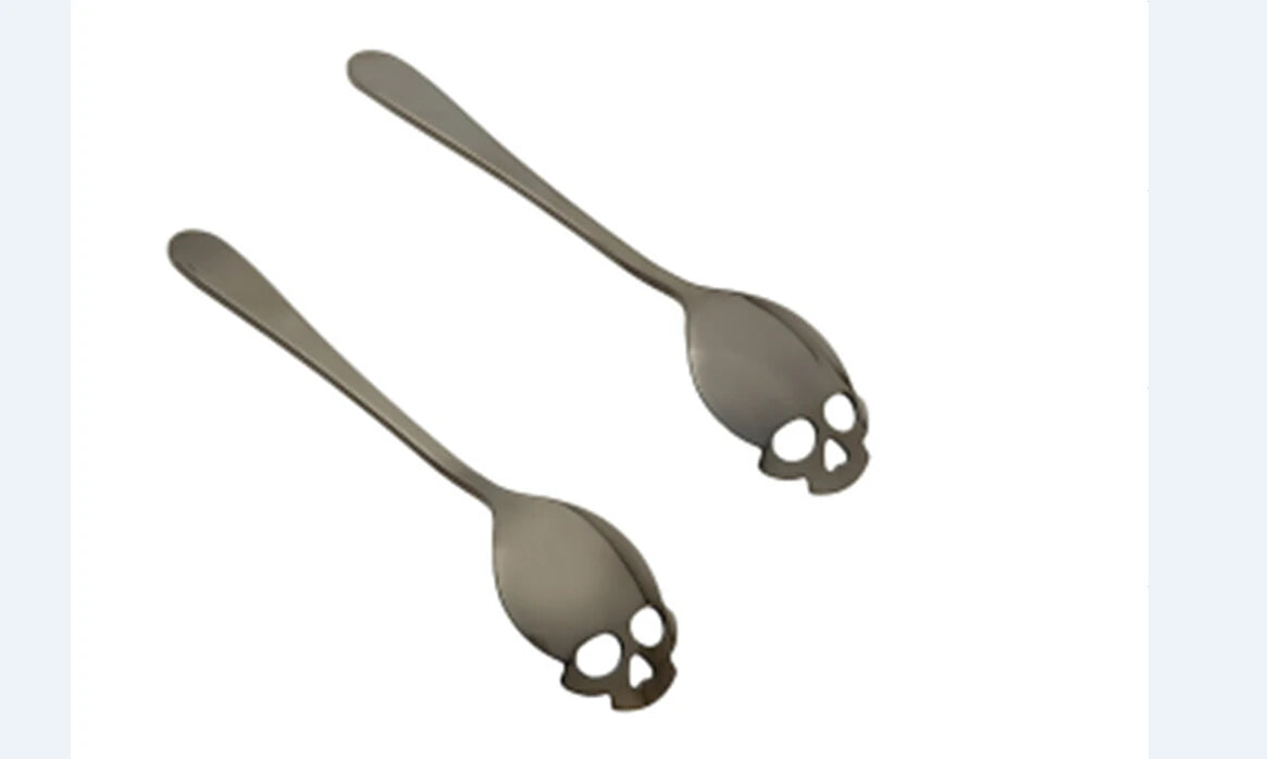 Stainless Steel Skull Spoon