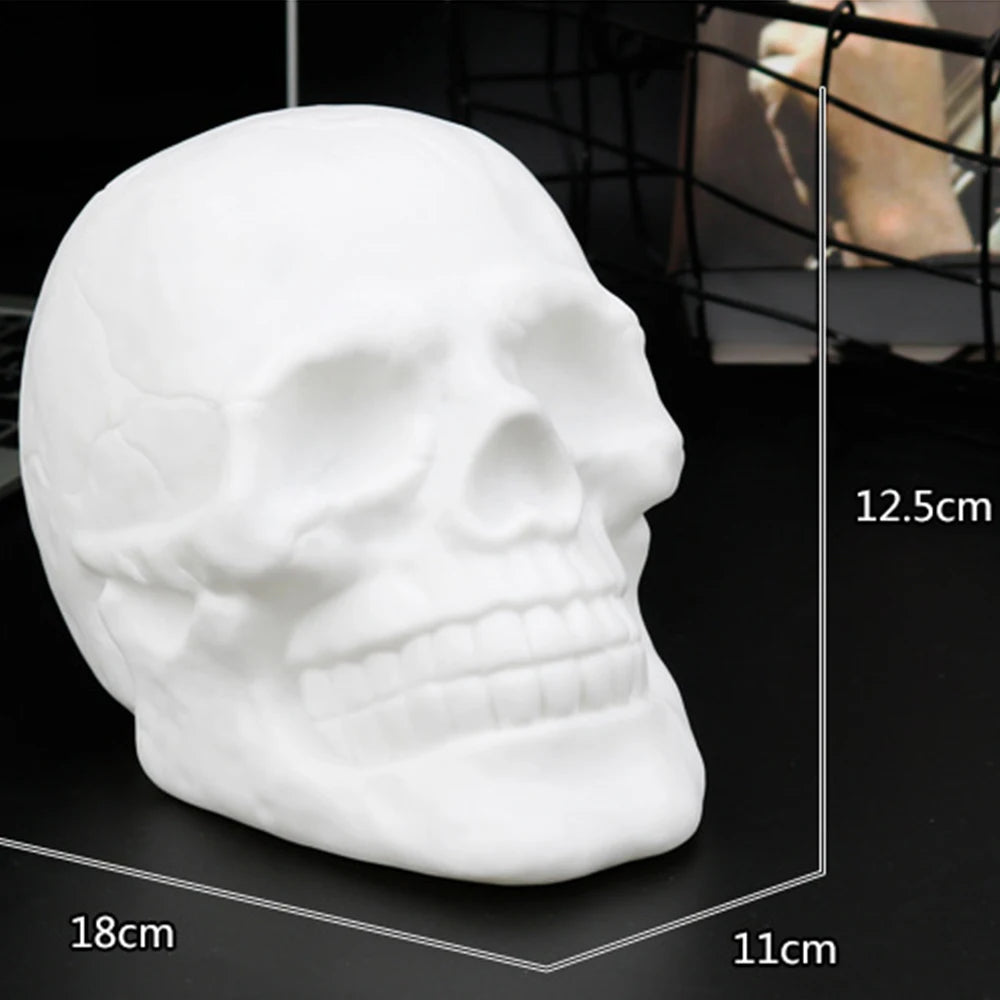 Remote Control Color Changeable Touch Sensor Skull LED Night Light