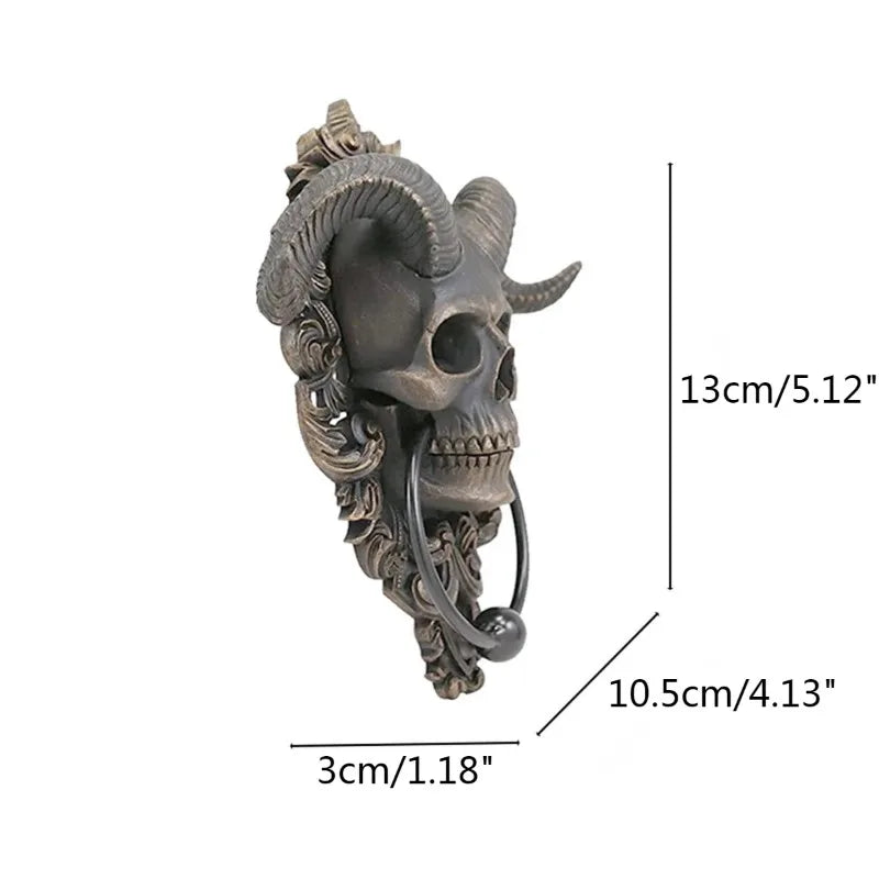 Devil Skull Door Knocker | Perfect for Unique Home Style