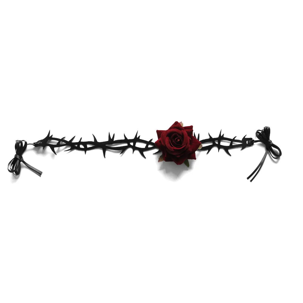 Rose Retro Adjustable Choker | Vintage Style Jewelry 