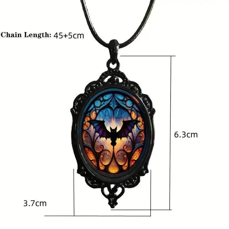 Gothic Stained Glass Necklace | 8 Unique Styles