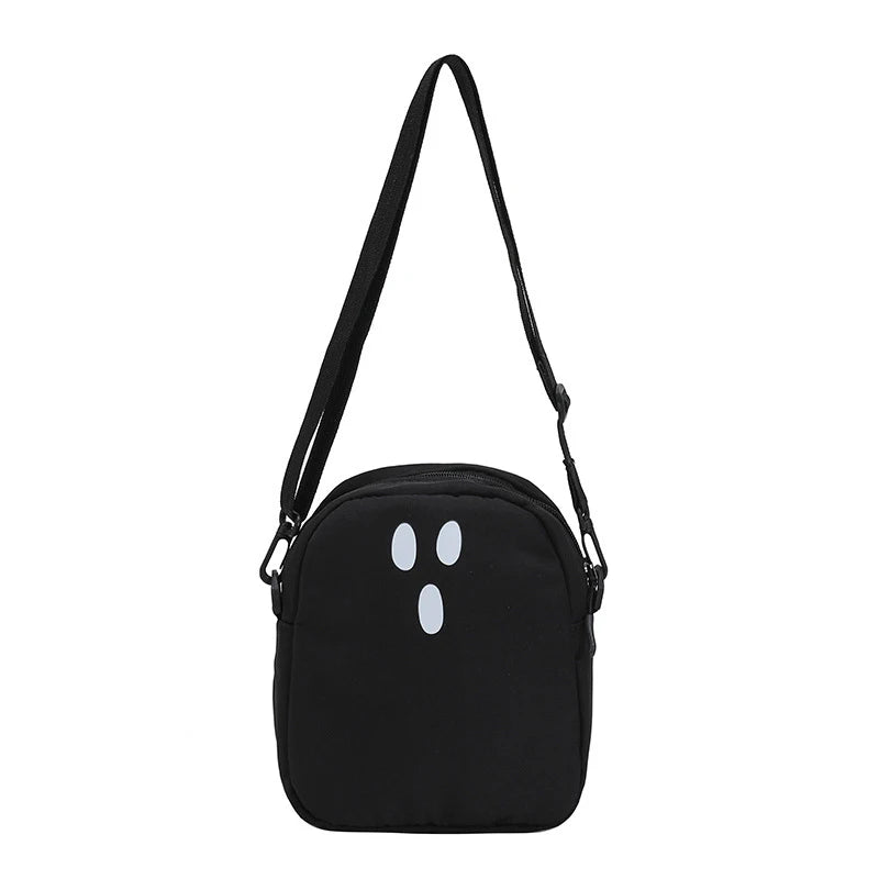 Cute Ghost Canvas Bag | 2 Colors & 3 Expressions