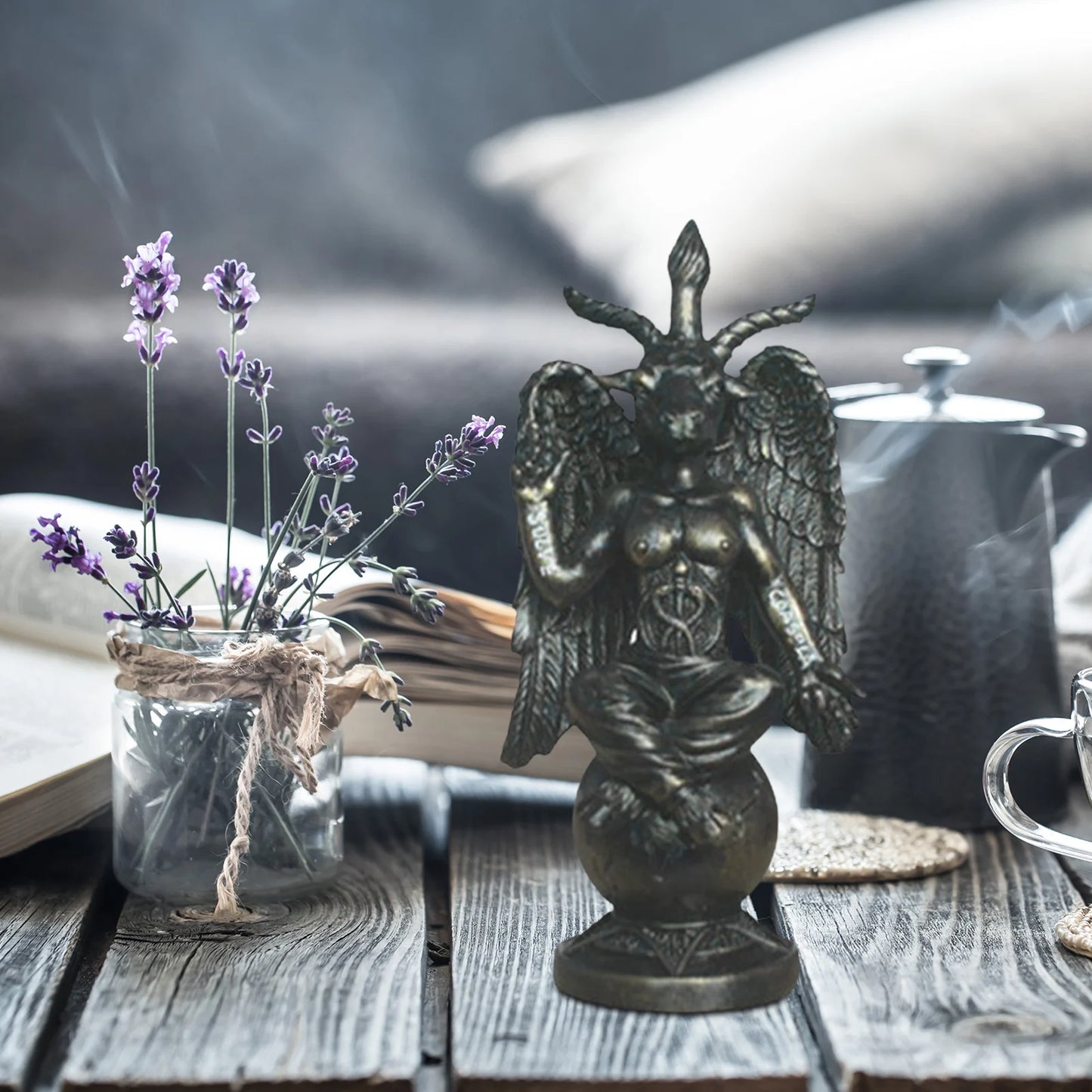 Baphomet Goat Statue Decoration | Intriguing & Mystical Home Decor