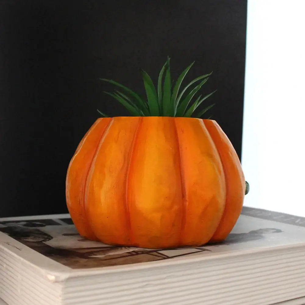 Small Jack-o-lantern Planter