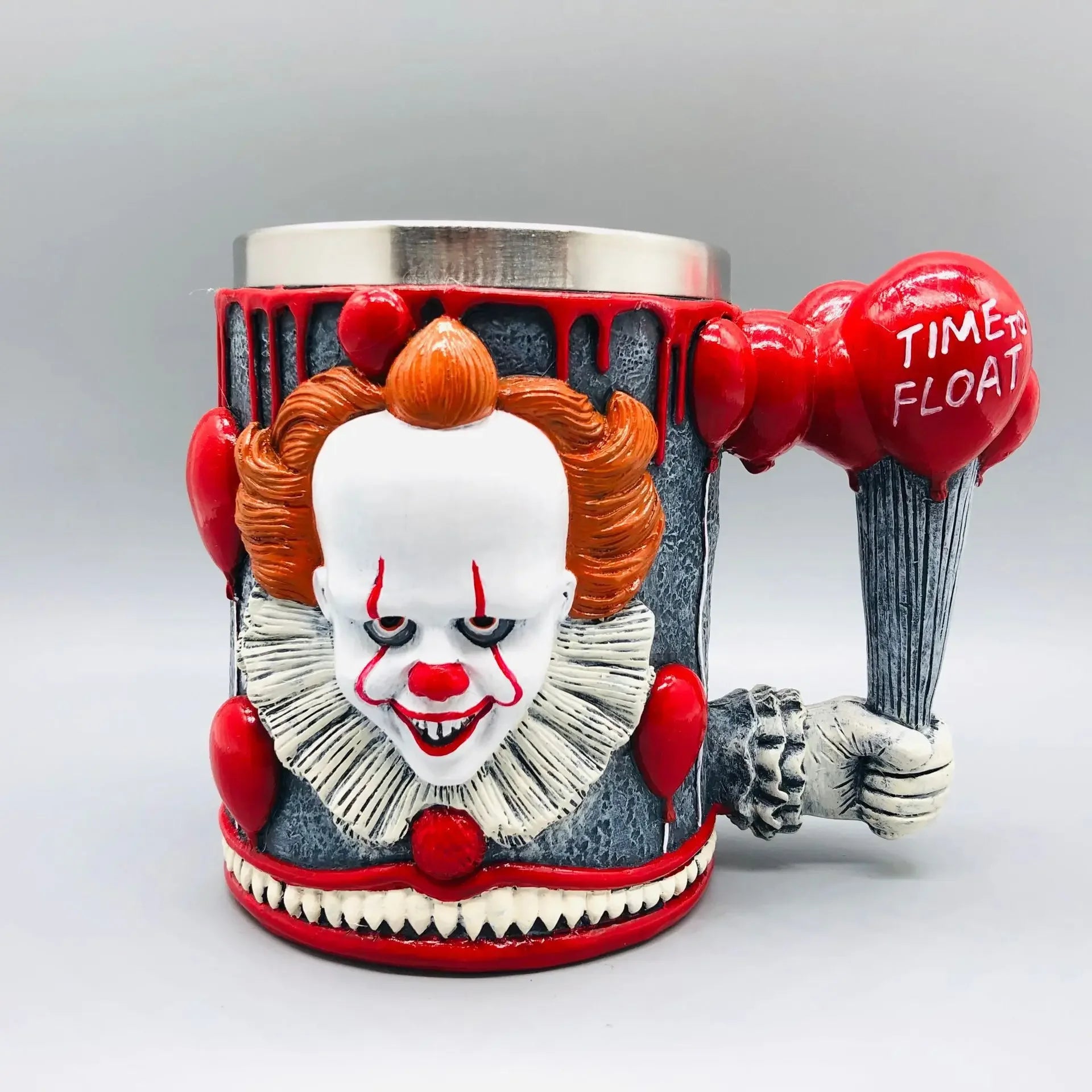 Creative Clown Stainless Steel Resin Goblet | Fun & Unique Drinkware