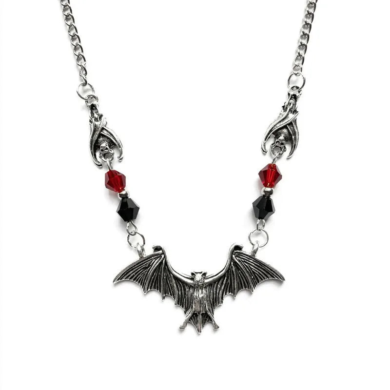 Punk Bat Gothic Necklace | Edgy Fashion Accessory