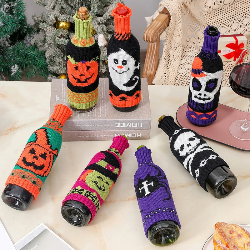 Spooky Knitted Bottle Bag – 7 Unique Styles