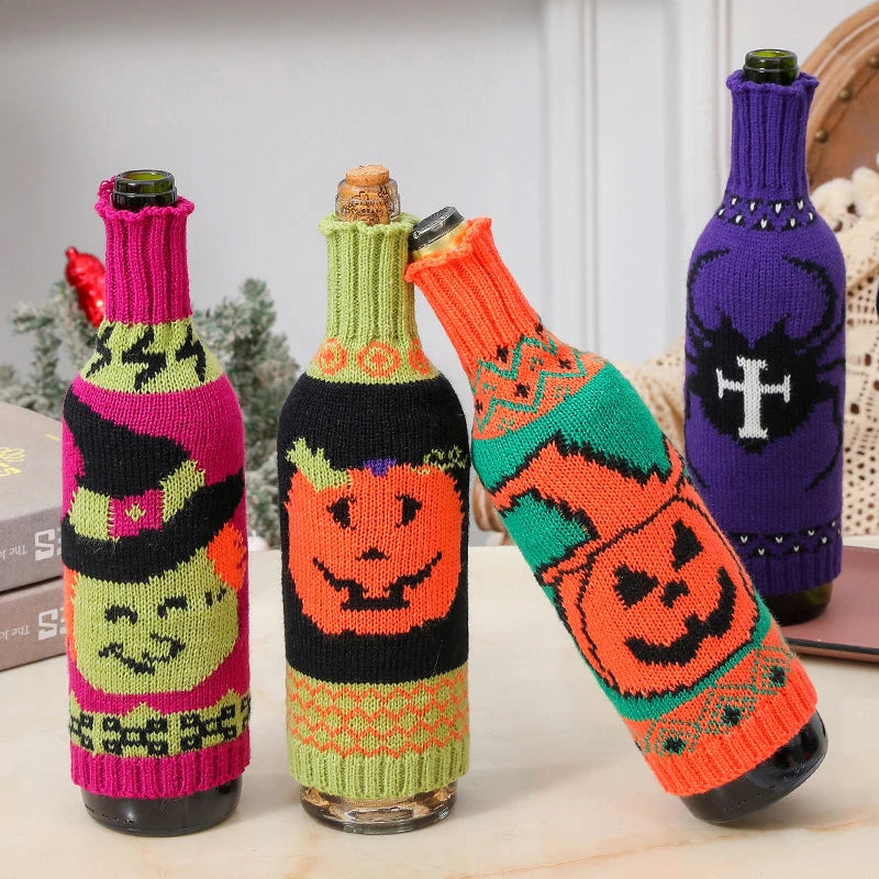 Spooky Knitted Bottle Bag – 7 Unique Styles