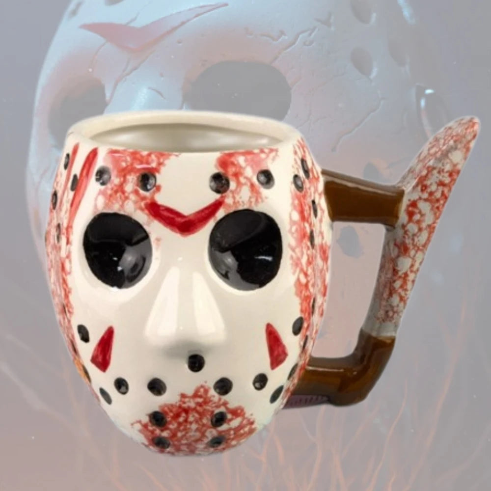 Bloody Horror Mask Cup | Spooky & Fun Drinkware