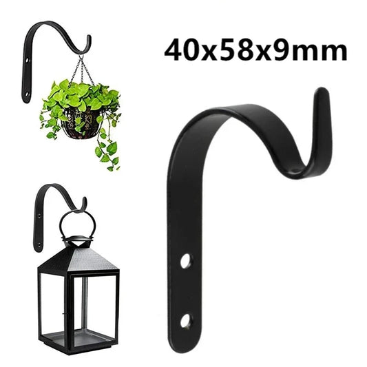 Black Multifunction Iron Wall Hooks | Versatile Wall Organizer