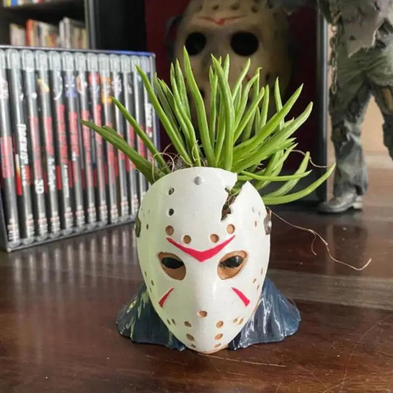 Succulent Planters Horror Icons: Freddy Krueger, Michael Meyers, Jason Voorhees, Beetlejuice, Ghostface