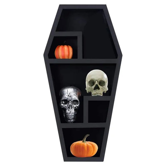 Coffin Shelf Decorative Coffin Rack | Unique & Gothic Home Decor