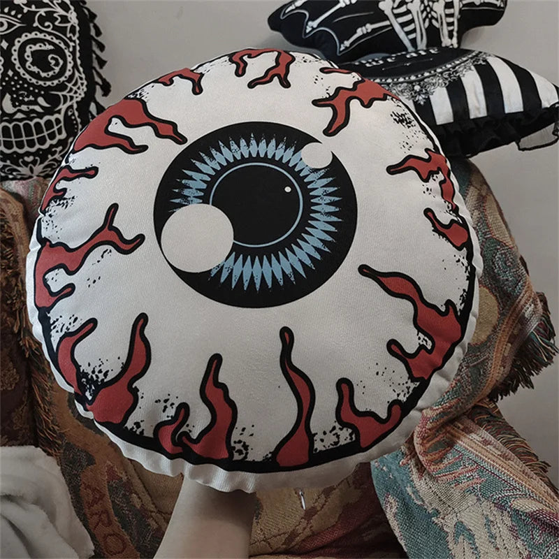 Eyeball Throw Pillow Goth Home Decoration Retro For Bed/Couch