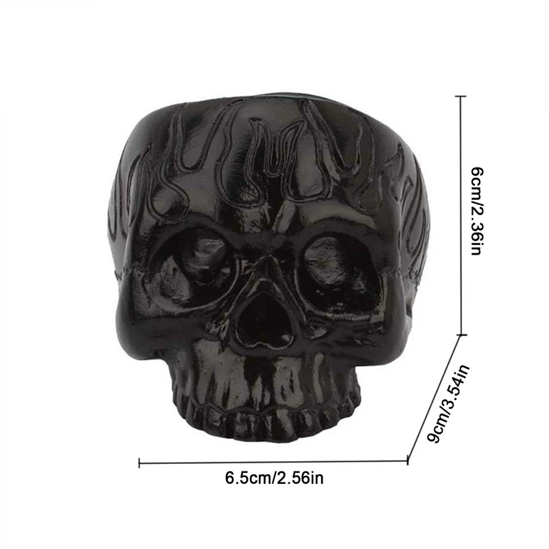 Crying Skull Candle Holder | Gothic & Dramatic Home Decor