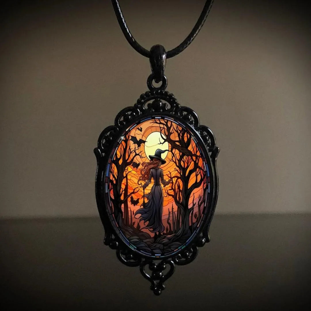 Gothic Stained Glass Necklace | 8 Unique Styles