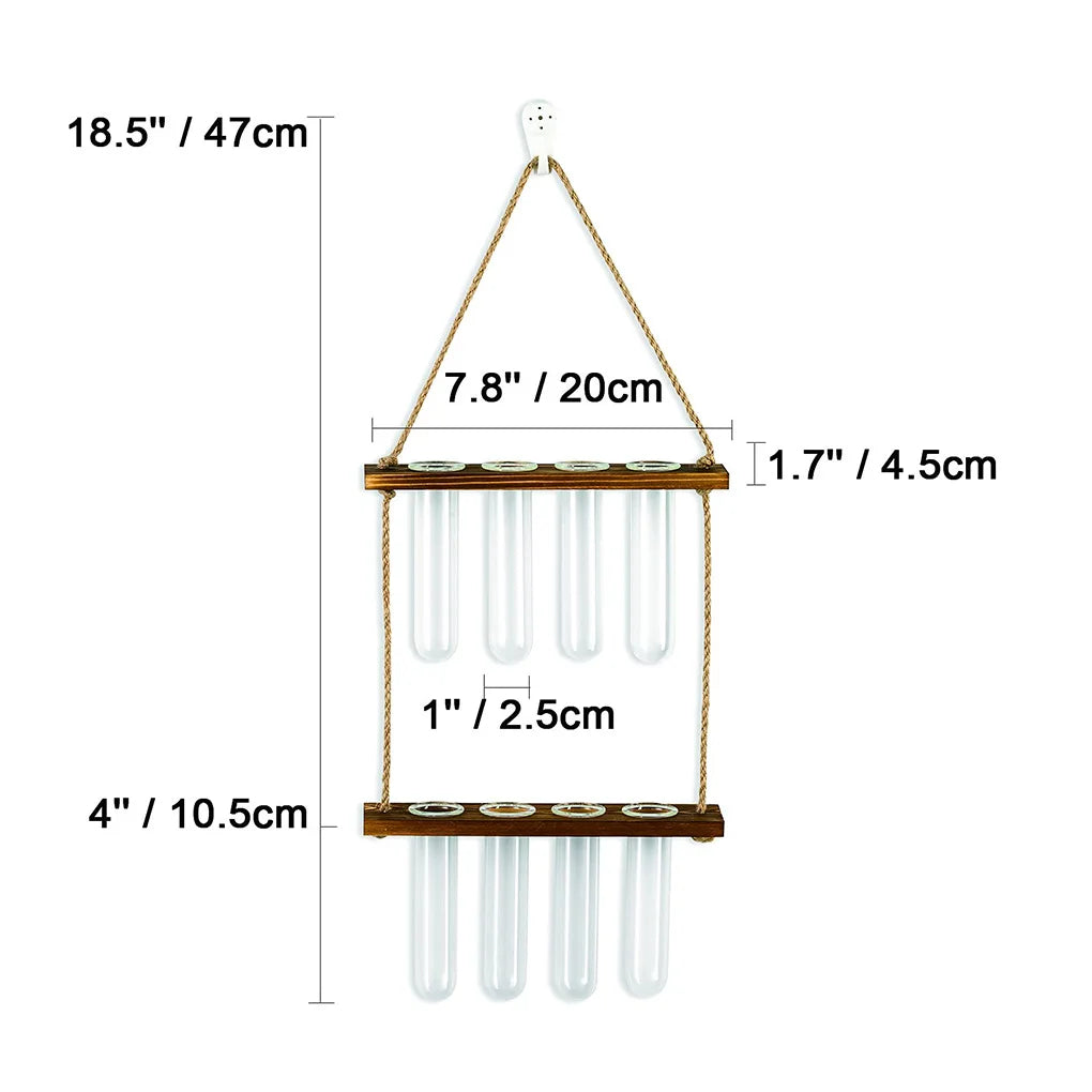 Double-Deck Test Tube Propagation Station | Functional Plant Display