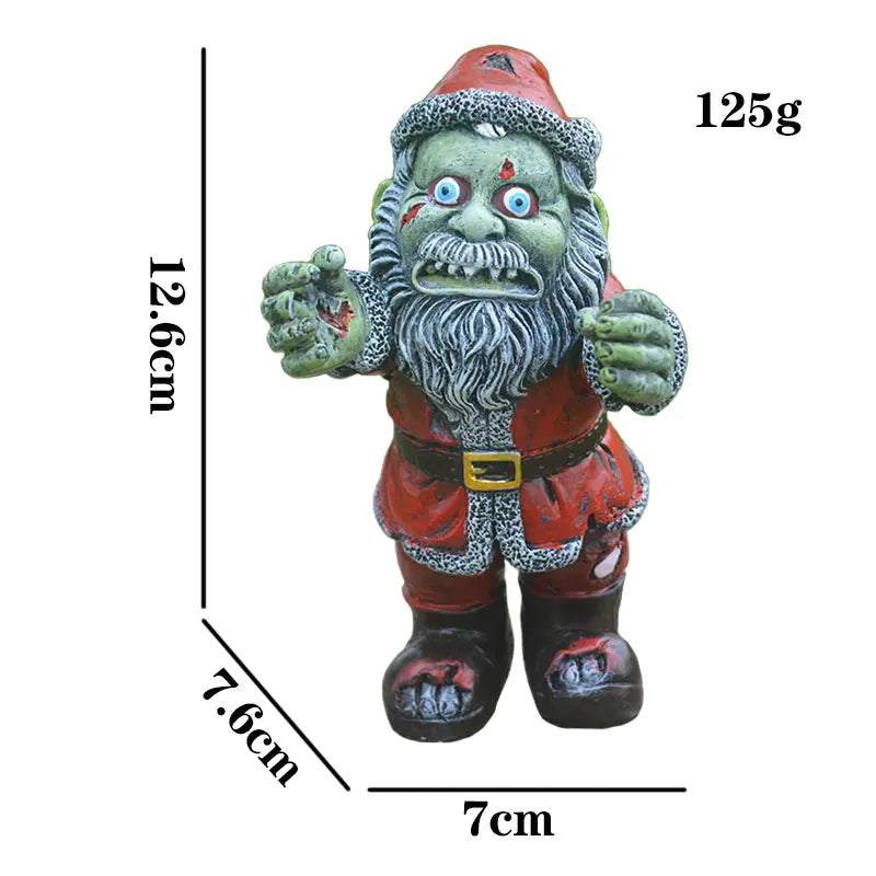 Zombie Gnome | Elf Horror Statues Outdoor Garden Resin Ornament