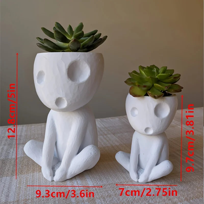 Kawaii Tree Elves Planter Pot - Cute and Unique Home Decor!