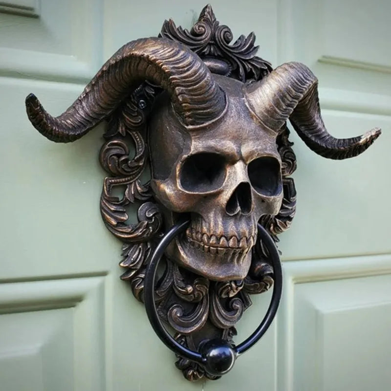 Devil Skull Door Knocker | Perfect for Unique Home Style