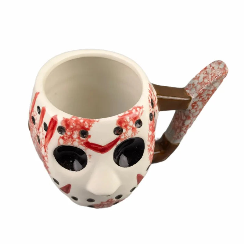 Bloody Horror Mask Cup | Spooky & Fun Drinkware