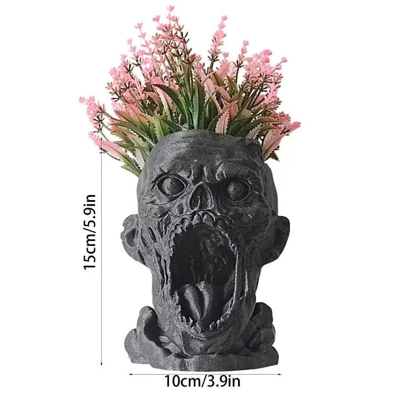 Horror Zombie Head Planter