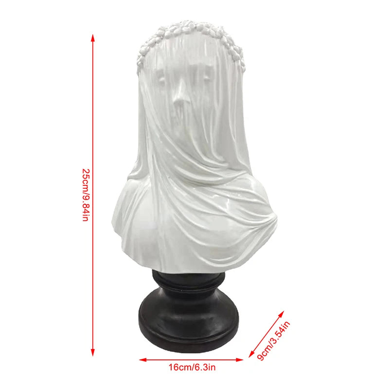 The Lady Gothic Sculpture Woman Statue Macabre Art Oddities Home Decor