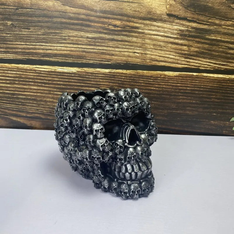 Small Resin Skeleton | Skull Planter | Unique Garden Decor