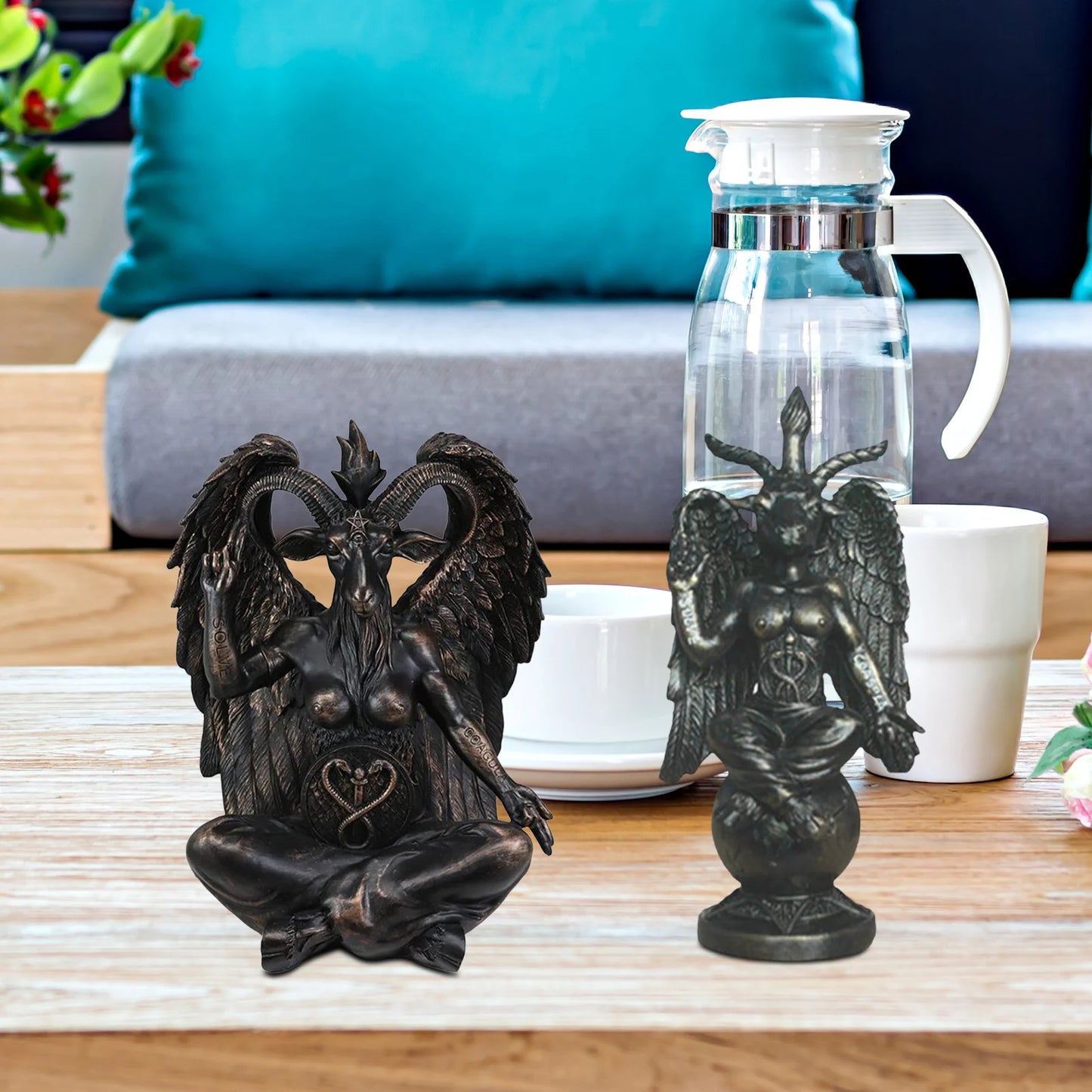 Baphomet Goat Statue Decoration | Intriguing & Mystical Home Decor