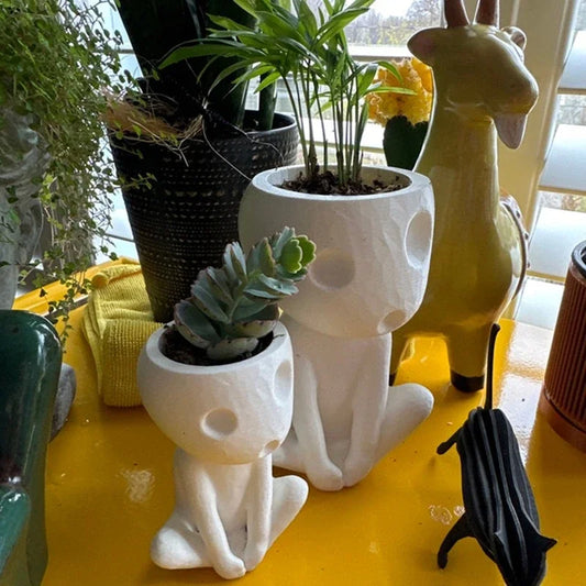 Kawaii Tree Elves Planter Pot - Cute and Unique Home Decor!