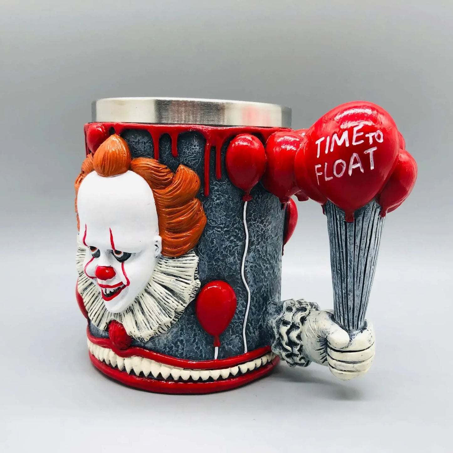 Creative Clown Stainless Steel Resin Goblet | Fun & Unique Drinkware