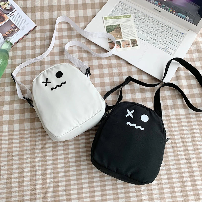 Cute Ghost Canvas Bag | 2 Colors & 3 Expressions