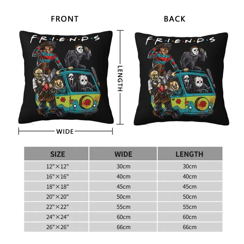 Horror Cushion Covers (3 Sizes, 10 Styles)