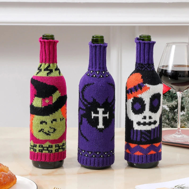 Spooky Knitted Bottle Bag – 7 Unique Styles