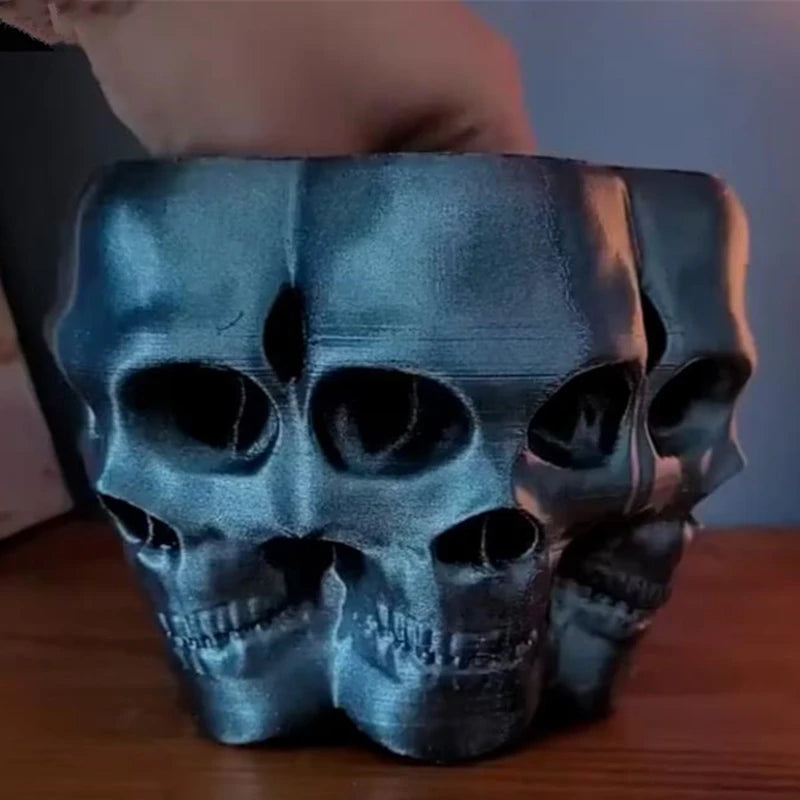 Terror Polyface Skull Planter