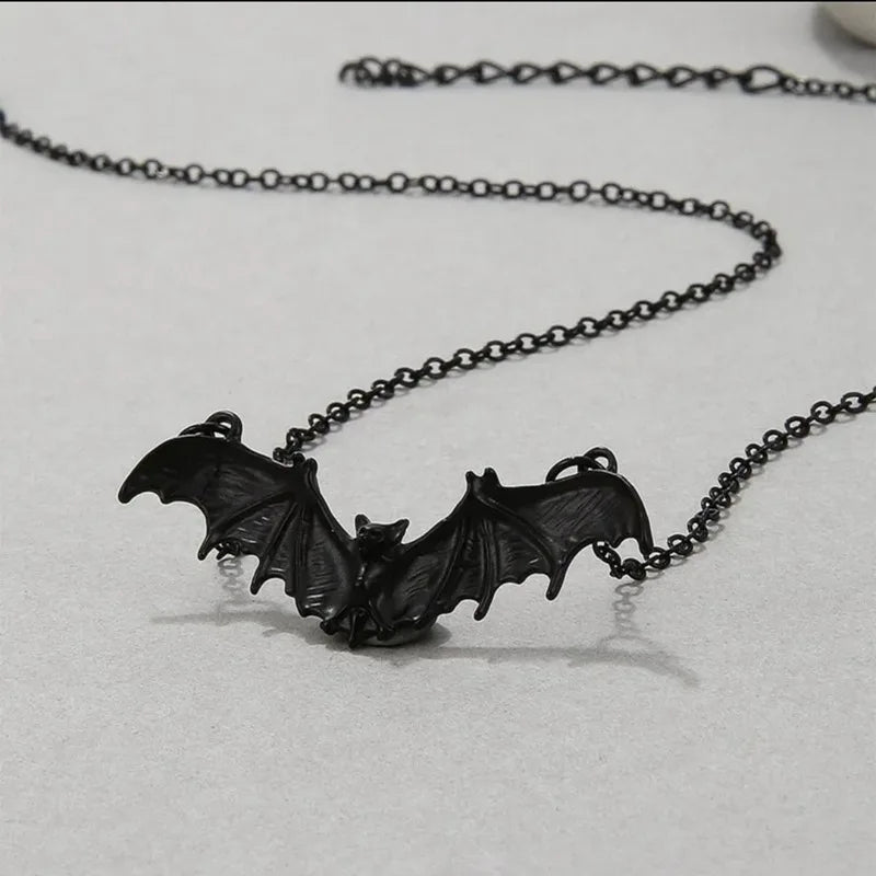 Punk Bat Gothic Necklace | Edgy Fashion Accessory