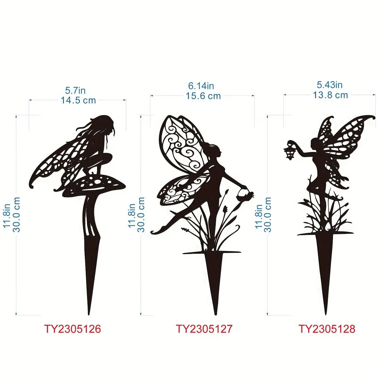 Magical Metal Fairy Outdoor Lawn Decor - Perfect for Your Garden