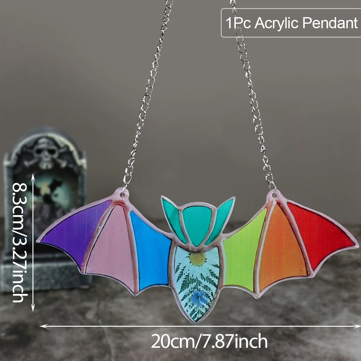 Bat Window Hanging Pendant | 4 Colors & Styles