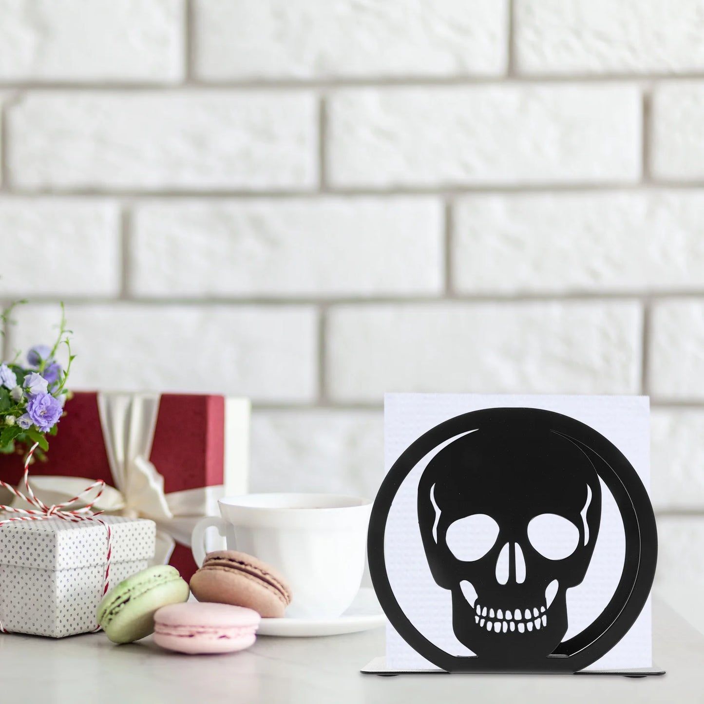 Skull Napkin Holder