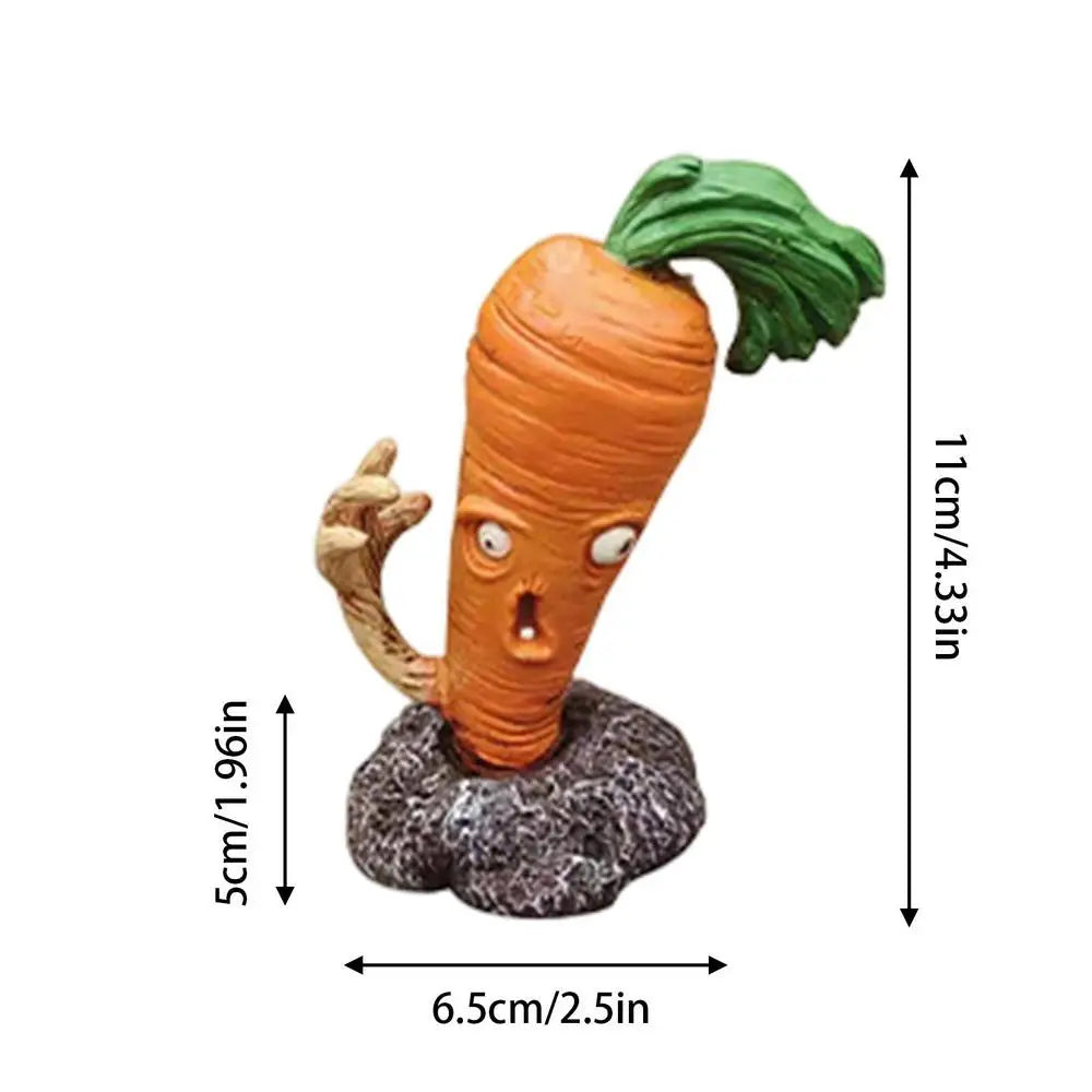 Spooky Veggies Mini Figurines | Unique Garden Ornaments