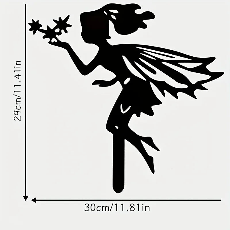 Flower Fairy or Moon Fairy Garden/Lawn Decoration | Metal