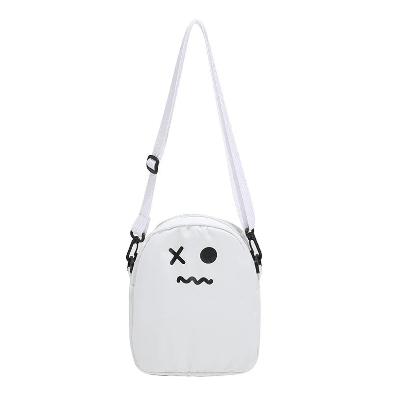 Cute Ghost Canvas Bag | 2 Colors & 3 Expressions